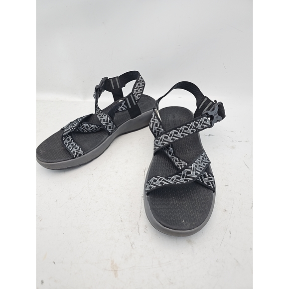 Skechers Shoes - Skechers Patterned Webbing Strappy Sandals